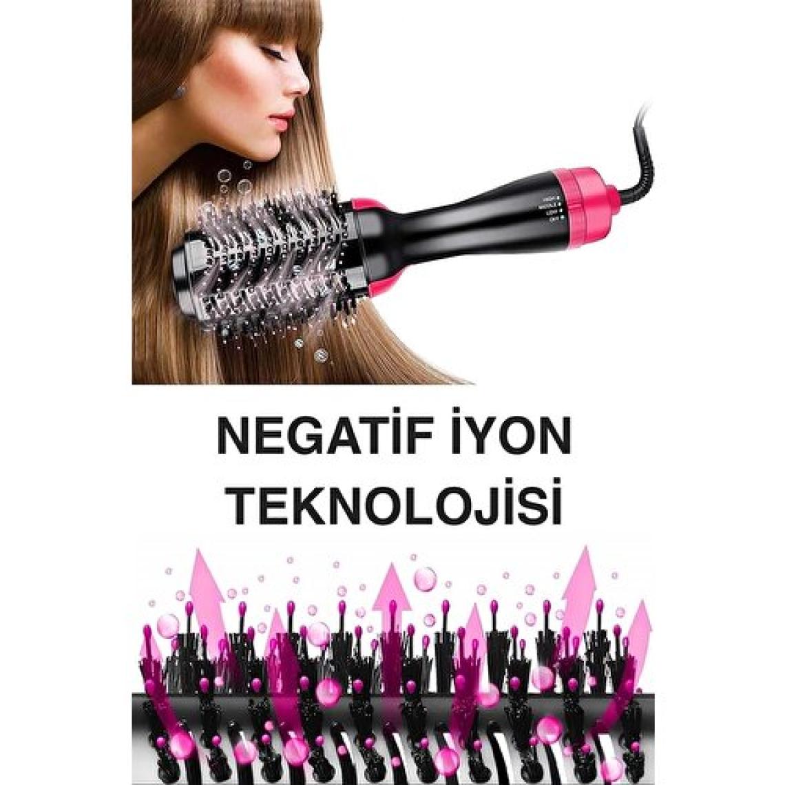 One Step Saç Şekillendirici ve Saç Düzleştirici Fön Tarağı Yeni Model