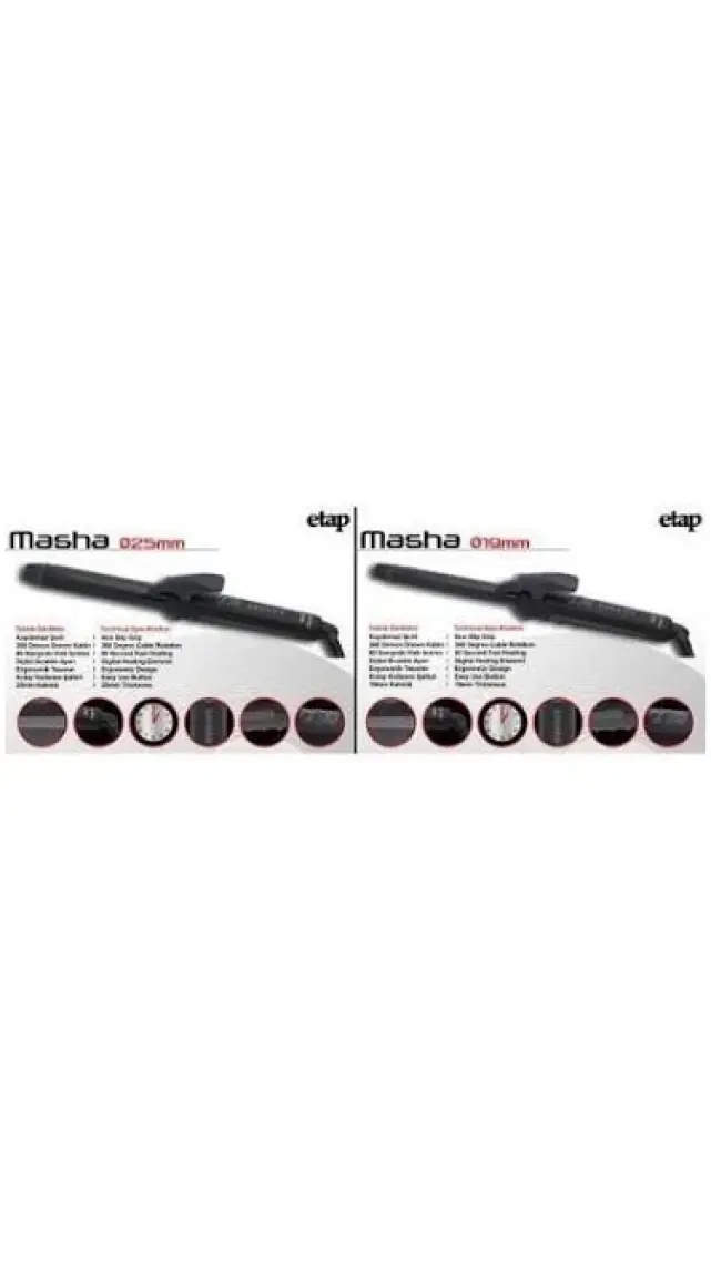 Etap Masha 25mm Profesyonel Kuaför Saç Şekillendirici