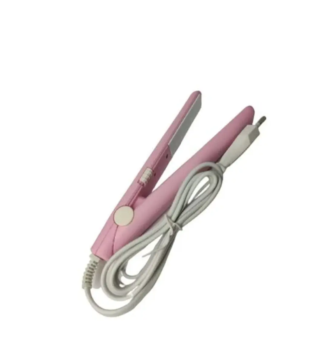 Serenity Haven Pembe Mini Saç Düzleştirici, 18 Cm, Şık ve  Saç Düzleştirme Aleti