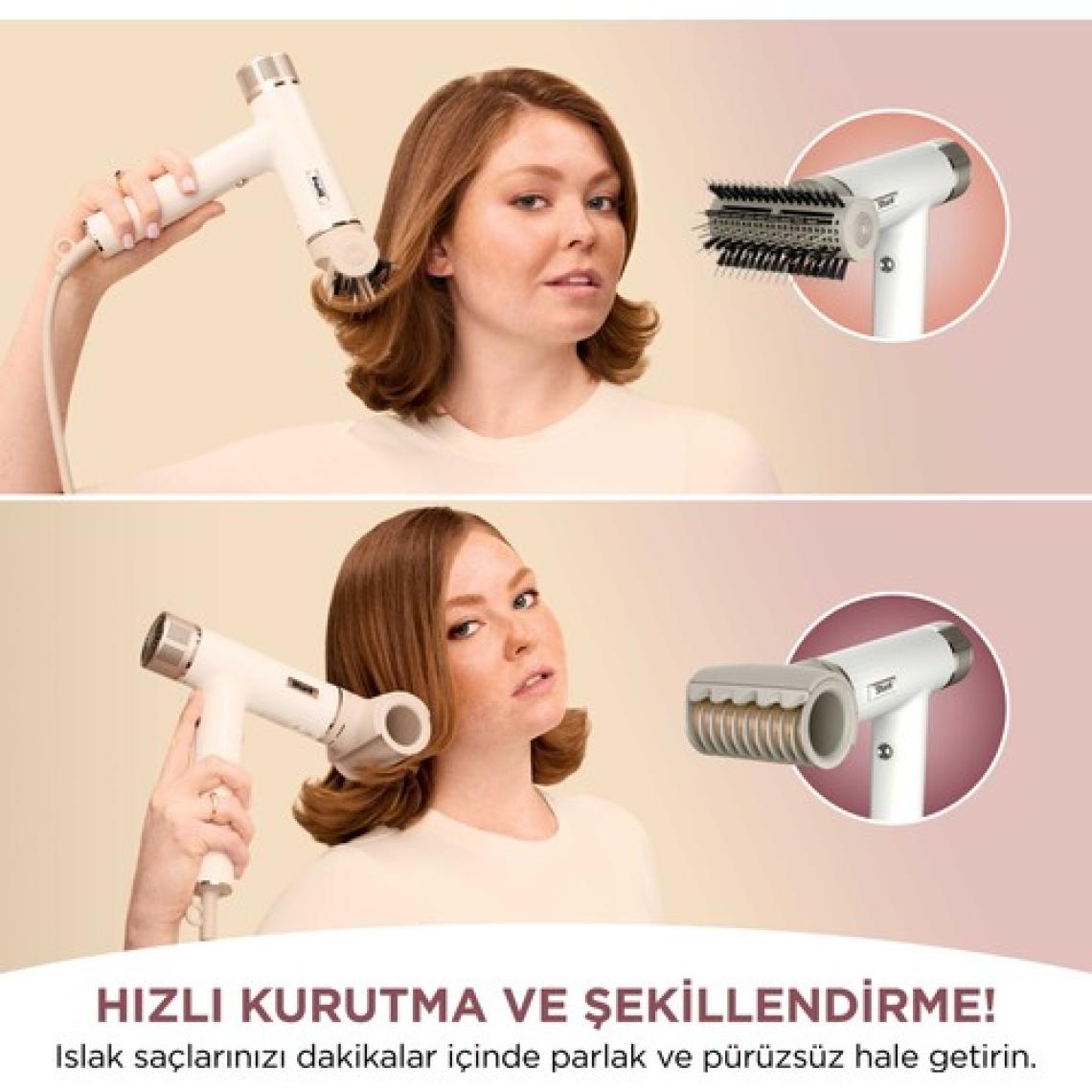 Shark Speedstyle 3-In-1 Air Saç Kurutma ve Şekillendirme Sistemi - Ipek Beyazı
