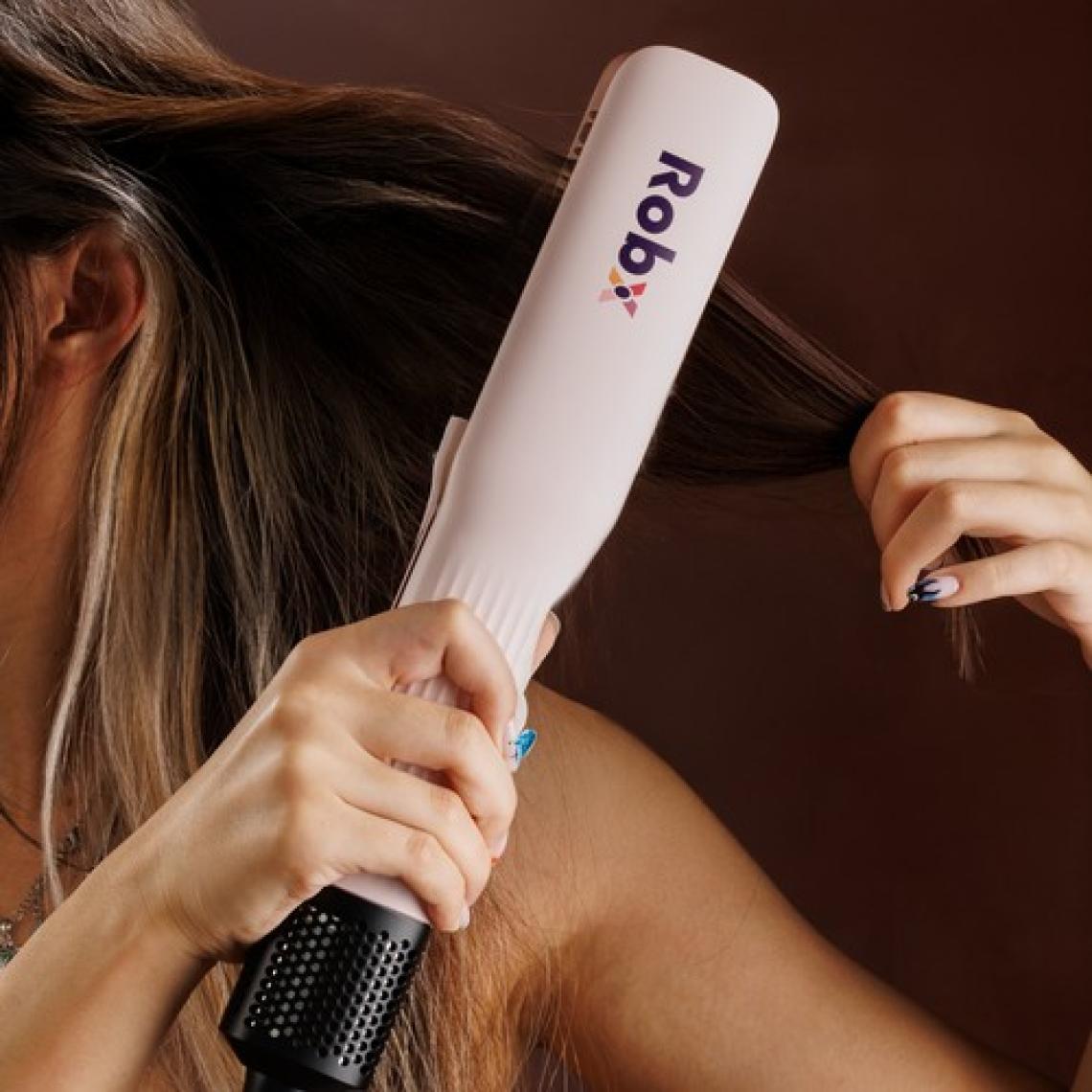 Robx Airflow Islak Ve Kuru Lcd Ekran Sıcak Ve Soğuk Hava Üfleme Airstrait Saç düzleştirici