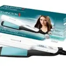 Remington E Vitaminli ve Argan Yağlı Saç Düzleştirici - Geniş Seramik Plaka, 150-235°C, 15 Sn Hızlı Isınma ile Parlaklık ve Yumuşaklık Sağlar
