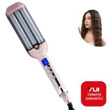 Yui DHS-1868W Seramik Su Dalgası Wag Maşa Pembe