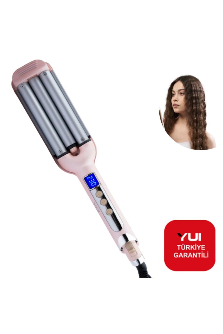 Yui DHS-1868W Seramik Su Dalgası Wag Maşa Pembe