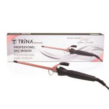 Afro Dalga 9.5mm Gold Seramik Maşa - 20cm.ekstra Uzun Başlık - Kıvırcık Saç Maşası