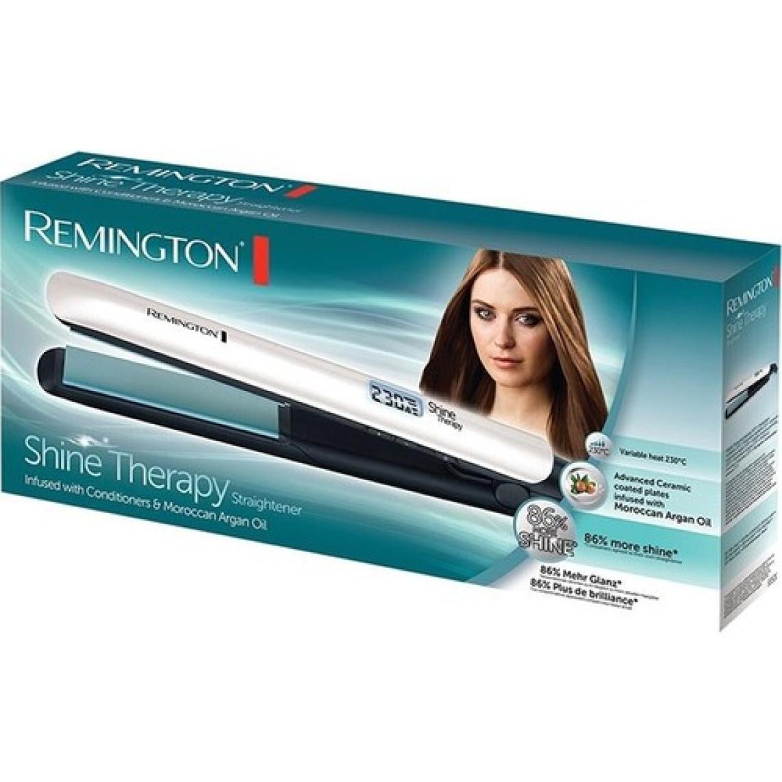 Remington Argan Yağlı Shine Therapy Saç Düzleştirici - 110 mm Seramik Plaka, 150-230°C, 9 Isı Kademesi, 15 sn Hızlı Isınma