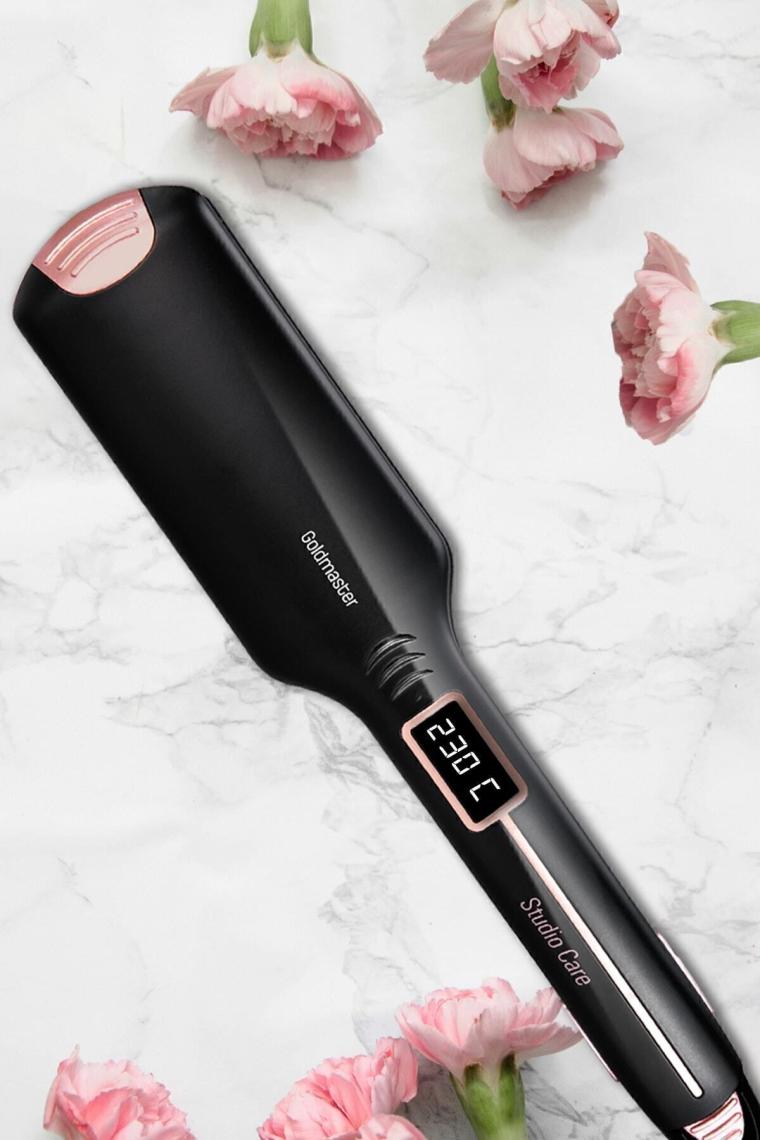 Defne Dijital Ekranlı Turmalin Keratin Seramik Geniş Plakalı Saç Düzleştirici Gm7186