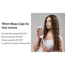 Yui DHS1868W Seramik Su Dalgası Wag Saç Maşası (Yui Türkiye Garantili)