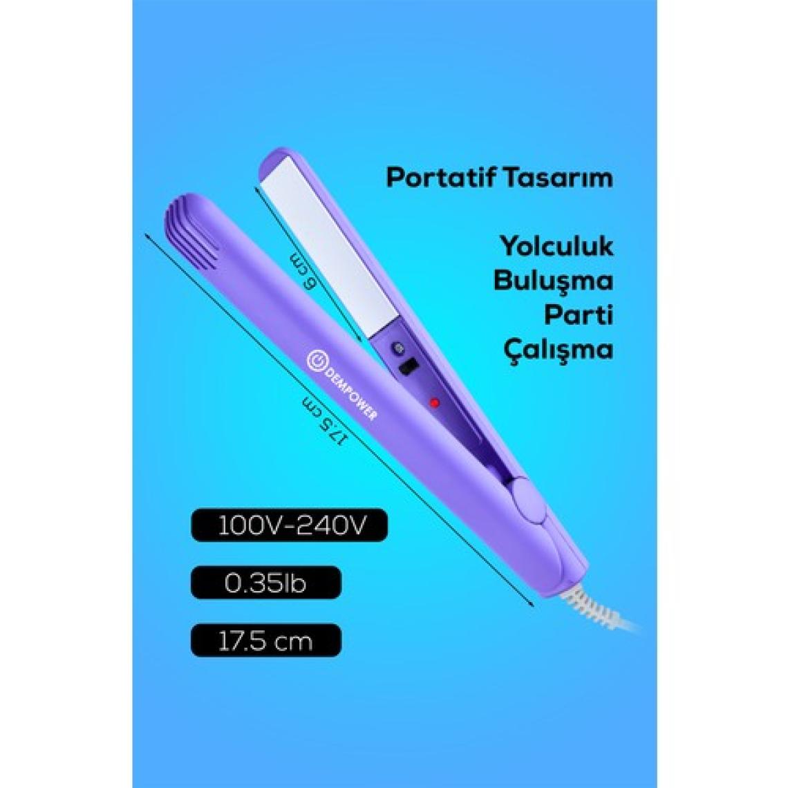 Dempower Seyahat Tipi Mini Saç Düzleştirici