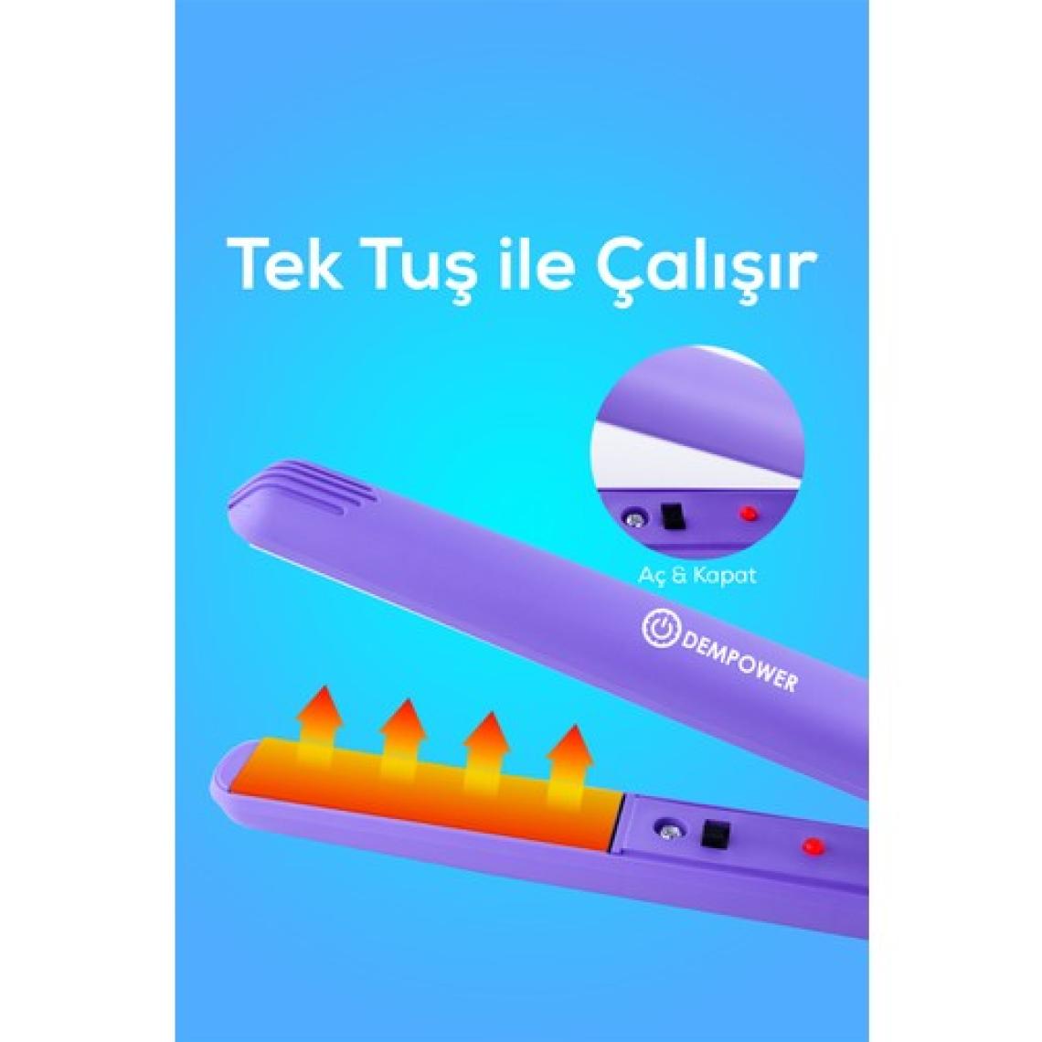 Dempower Seyahat Tipi Mini Saç Düzleştirici