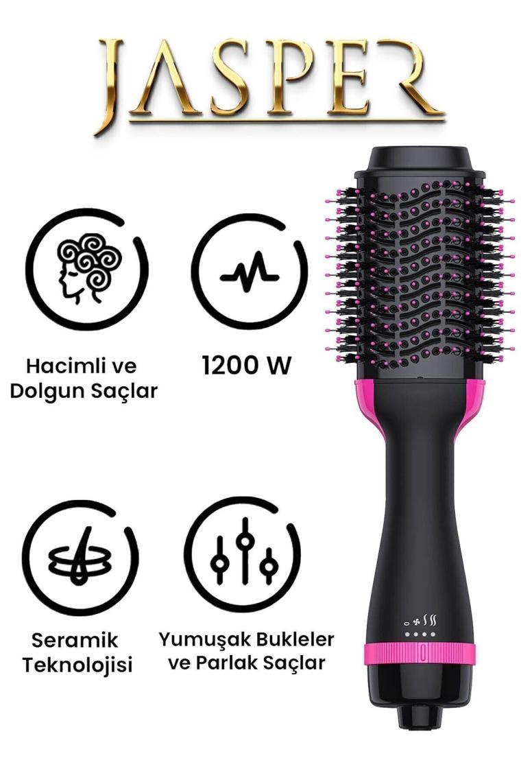 Jasper One Step Saç Şekillendirici ve Saç Düzleştirici Fön Tarağı 1200W