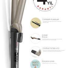 Arzum AR5028 Lisa XL 32 mm Seramik Saç Maşası