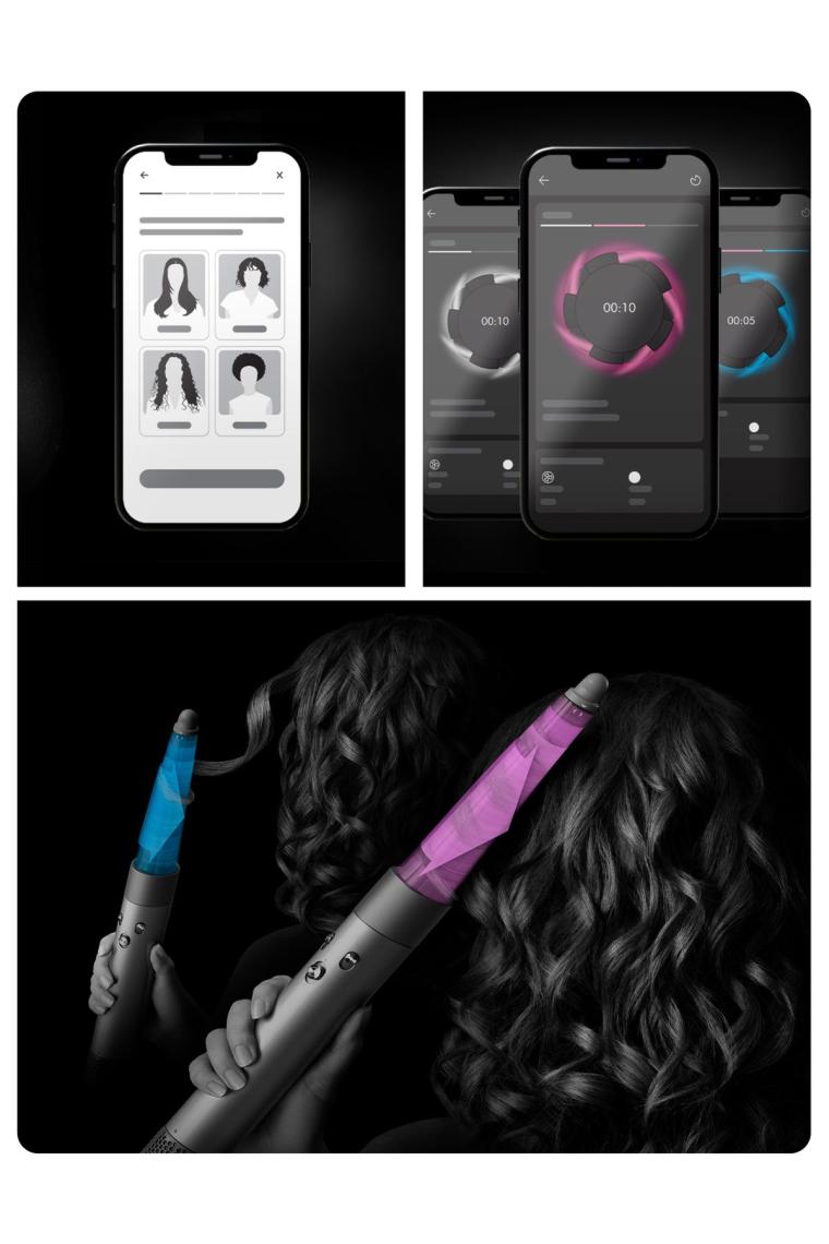Dyson Airwrap I.d.™ Özel Seri Bluetooth Saç Şekillendirme ve Kurutma Seti (Strawberry Bronze)