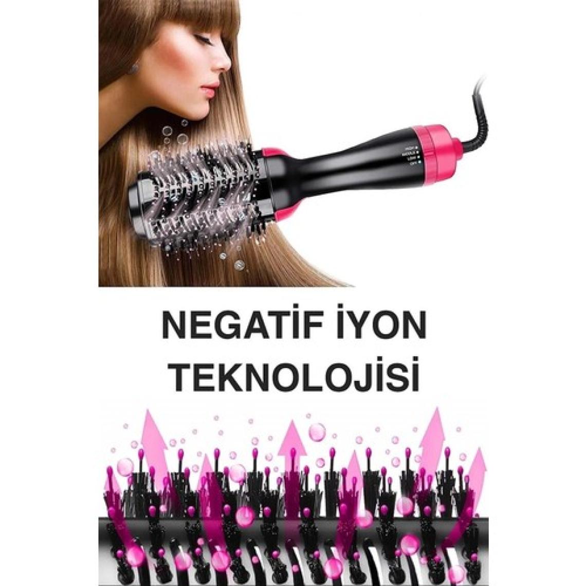 One Step Saç Şekillendirici ve Saç Düzleştirici Fön Tarağı Yeni Model