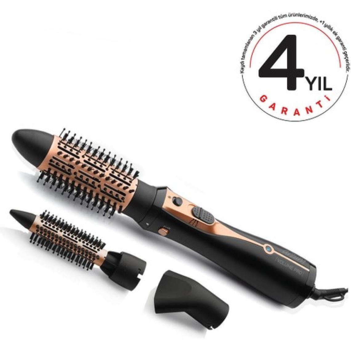 Arzum AR5063 Volume Pro Hava Üflemeli Saç Düzleştiricisi - Siyah