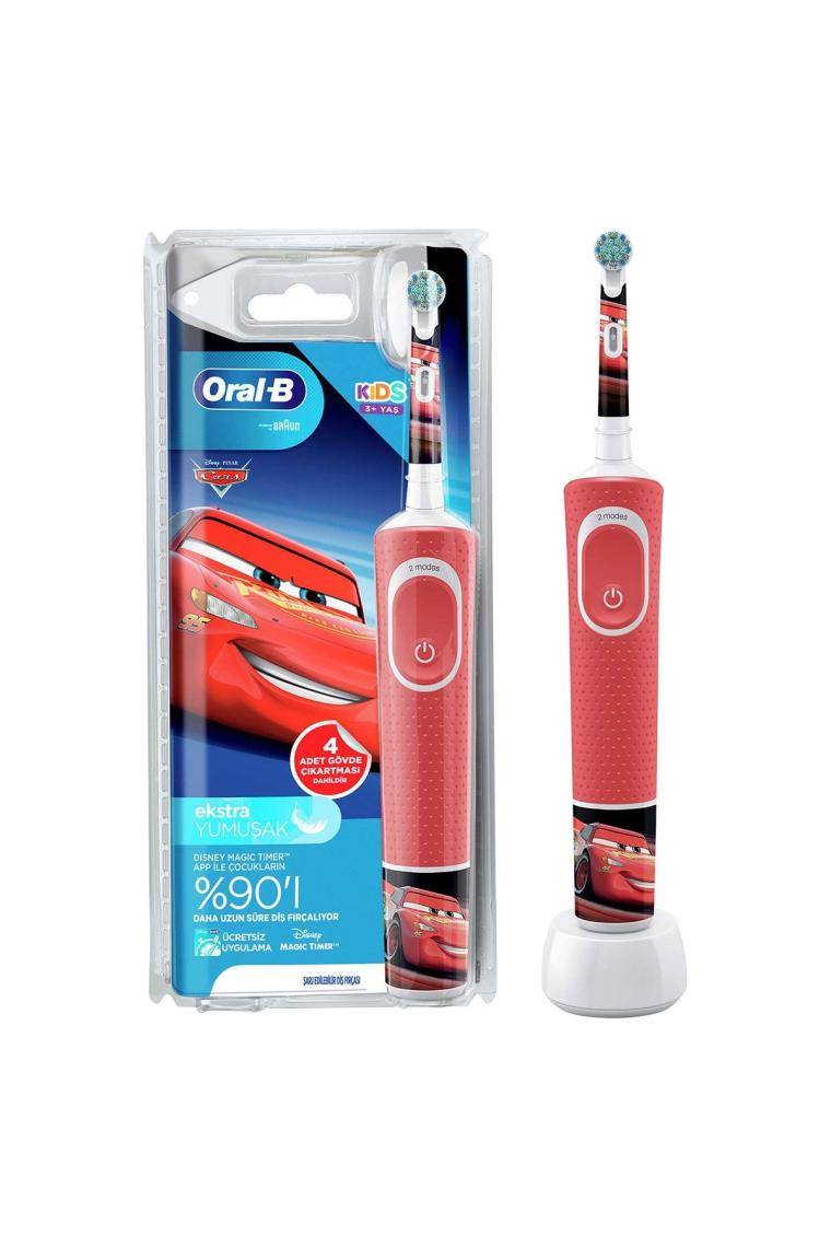 D100 Çocuk Şarj Edilebilir Diş Fırçası Cars