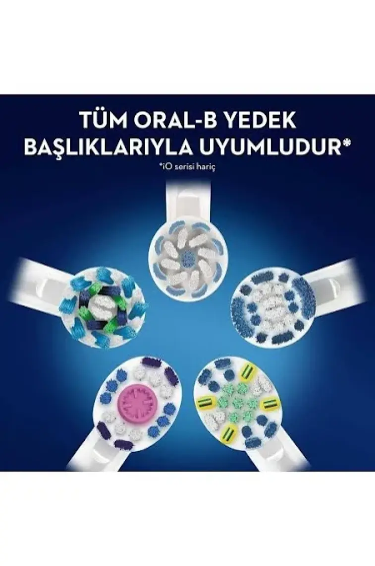 Oral-B Pro 3 - 3900 - Siyah Beyaz 2'li Elektrikli Diş Fırçası Seti
