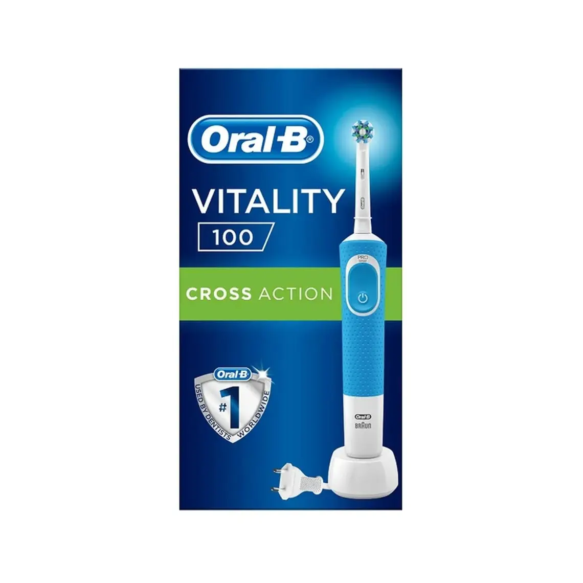 Oral-B Vitality 100 Cross Action Mavi Şarjlı Diş Fırçası