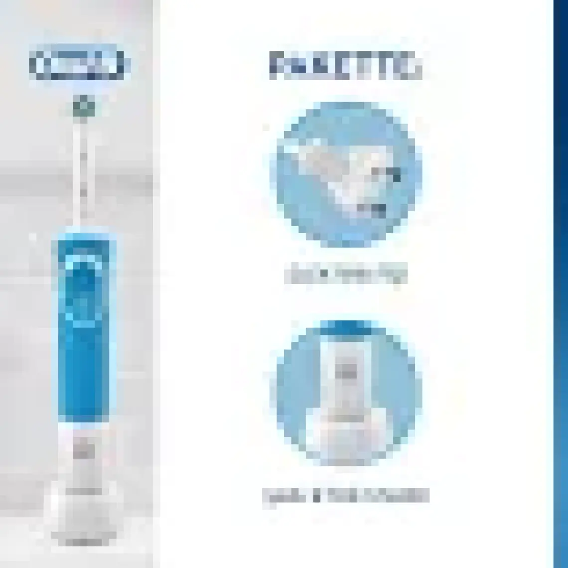 Oral-B Vitality 100 Cross Action Mavi Şarjlı Diş Fırçası