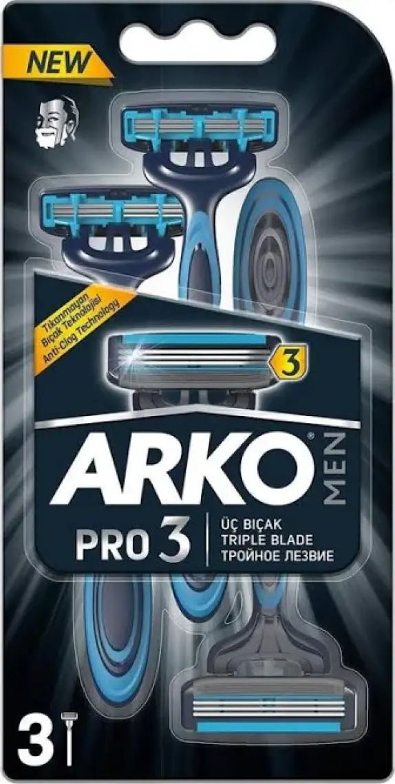 Men Pro3 3 Bıçaklı Erkek Tıraş Bıçağı 3 Adet