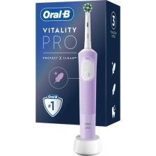 Oral-B Şarjlı/Elektrikli Diş Fırçası Vitality Pro Lila Koruma ve Temizlik