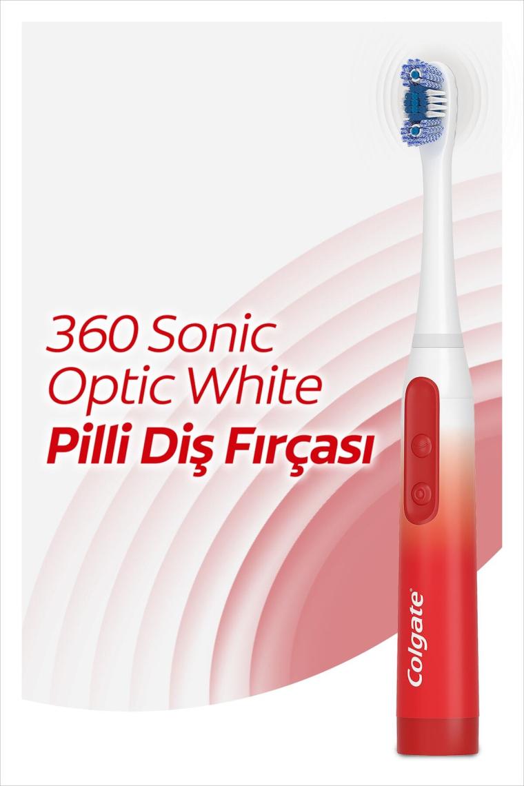 360 Pilli Optik Beyaz Platinum Beyazlatıcı Yumuşak Diş Fırçası