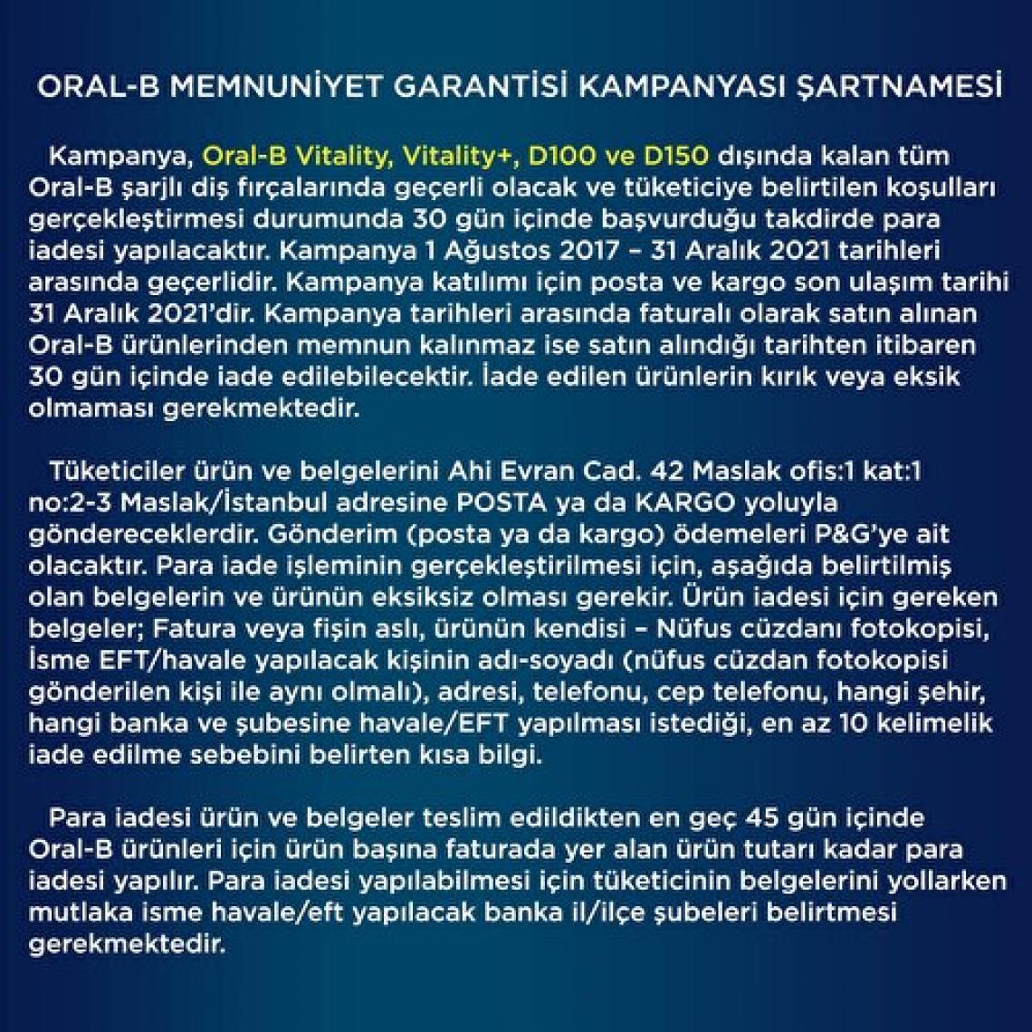 Oral-B Pro 1 500 Cross Action Şarj Edilebilir Diş Fırçası