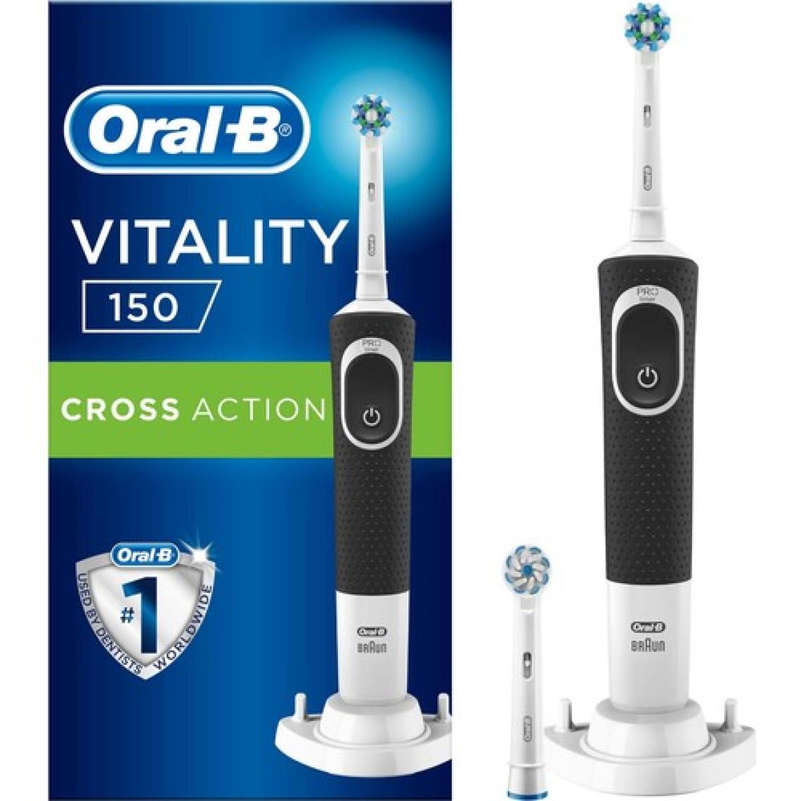 Oral-B Vitality D150 Şarj Edilebilir Diş Fırçası Cross Action+ 1 Yedek Başlık