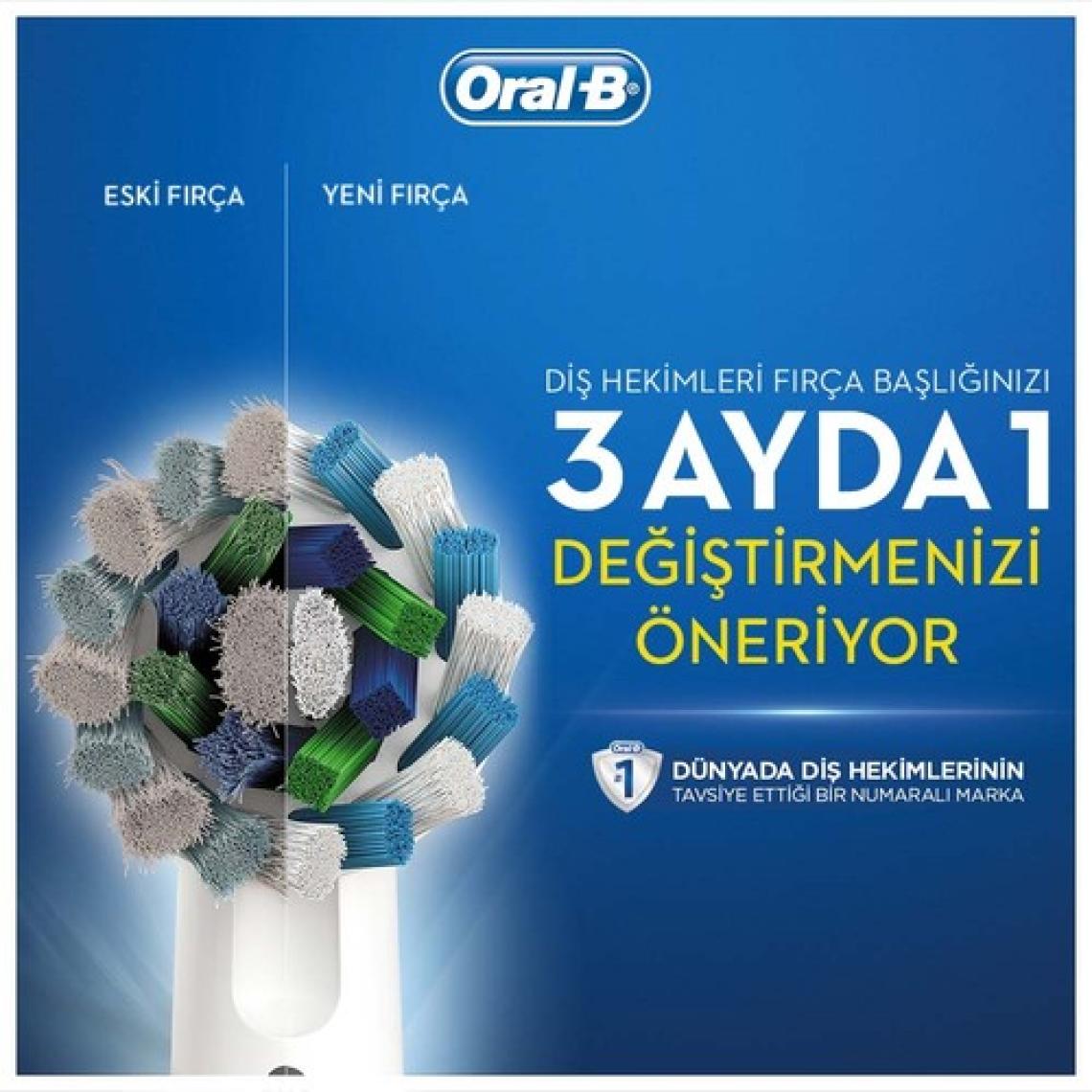 Oral-B Vitality D150 Şarj Edilebilir Diş Fırçası Cross Action+ 1 Yedek Başlık