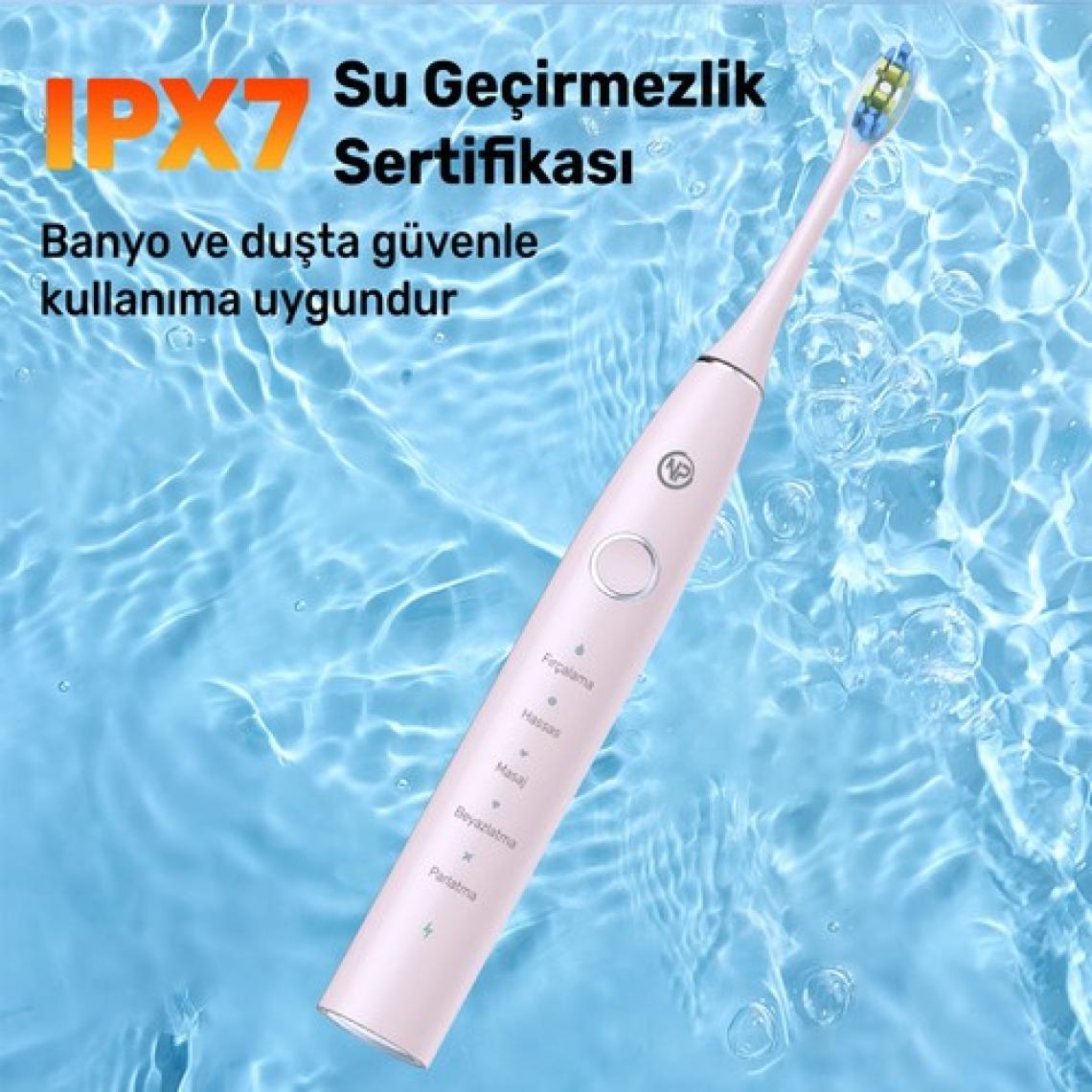 NPO Nicefeel X610-Z Dakikada 40000 Titreşim Şarjlı Sonic Profesyonel Diş Fırçası