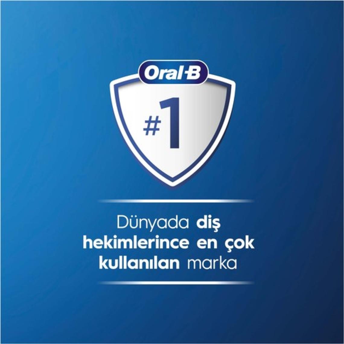 Oral-B D103 Vitality Pro Cross Action Şarjlı Diş Fırçası 2'li Avantaj Paketi - Siyah / Lila