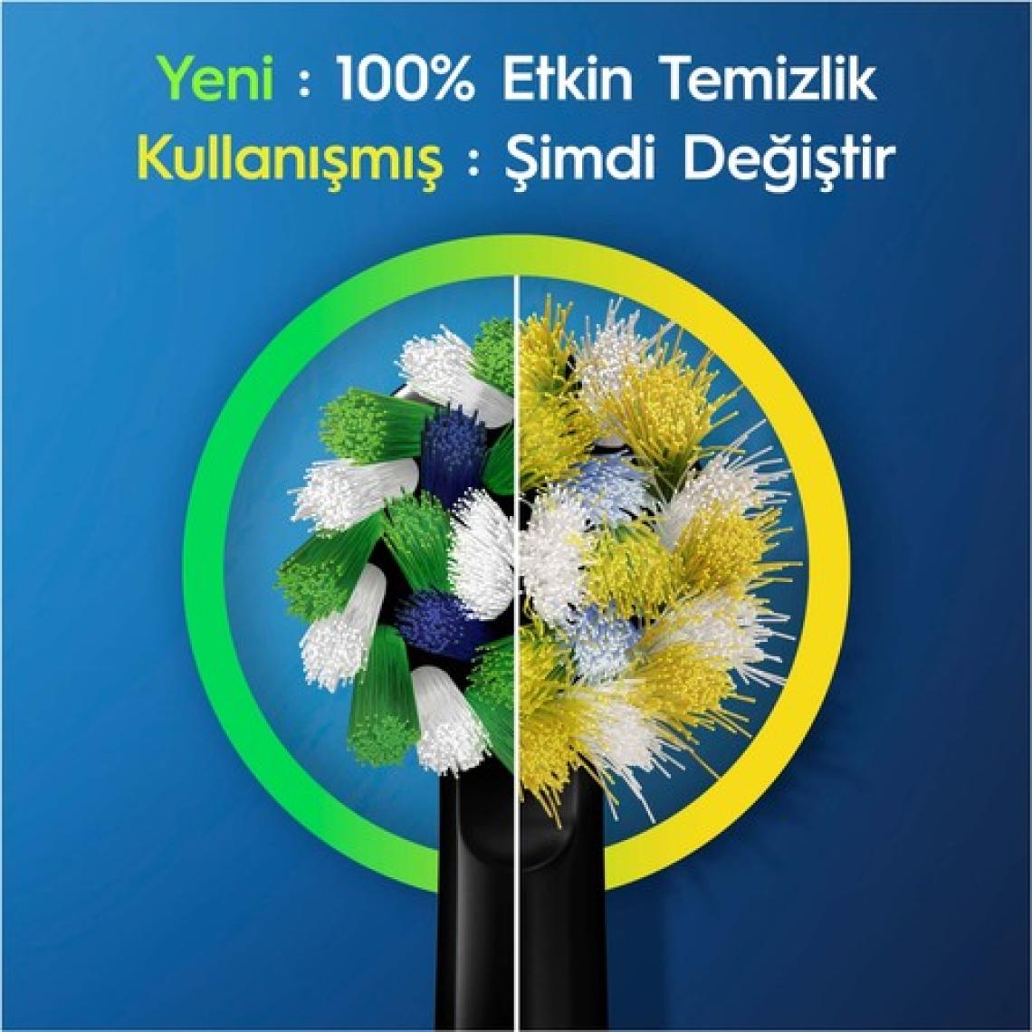Oral-B D103 Vitality Pro Cross Action Şarjlı Diş Fırçası 2'li Avantaj Paketi - Siyah / Lila