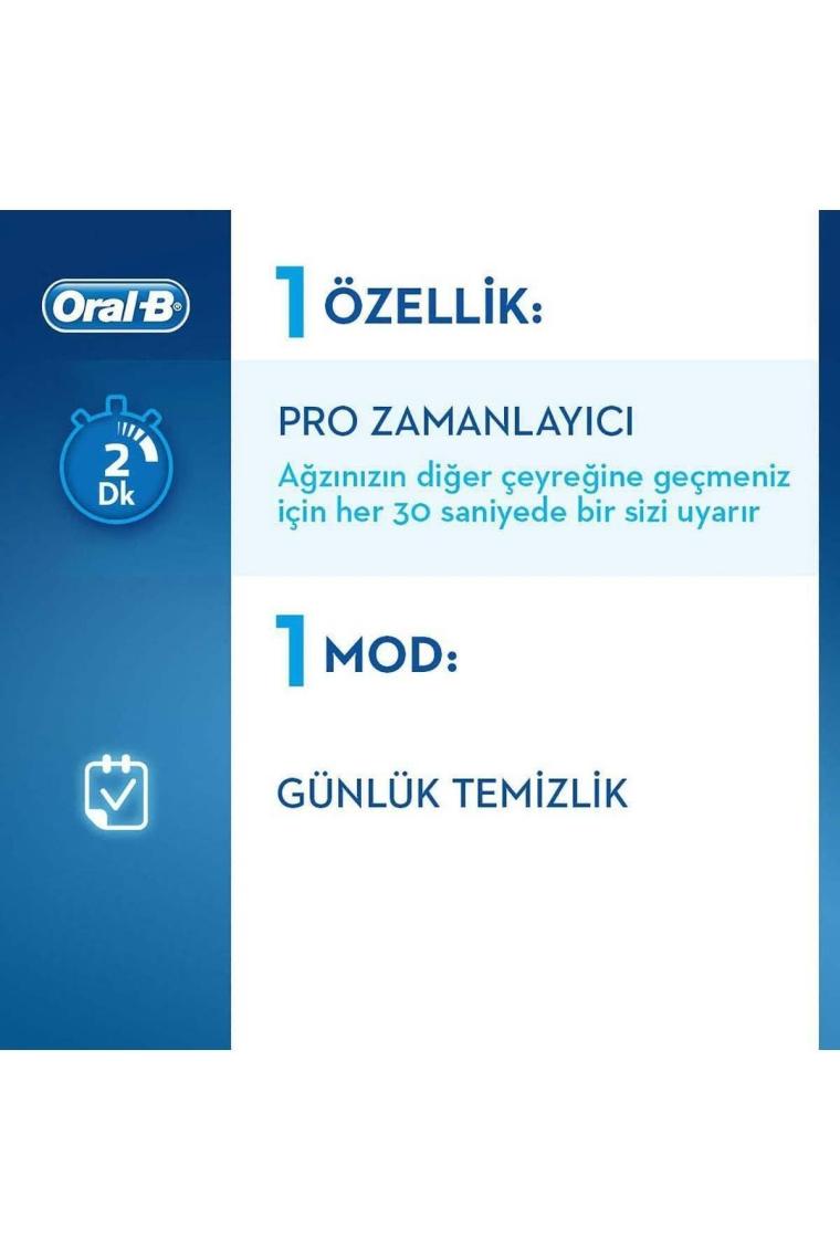 Pro 790 Şarj Edilebilir Diş Fırçası Siyah 2'li Avantaj Paketi