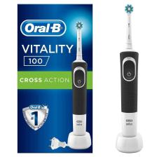 Oral-B Vitality 100 Cross Action Siyah Şarjlı Diş Fırçası