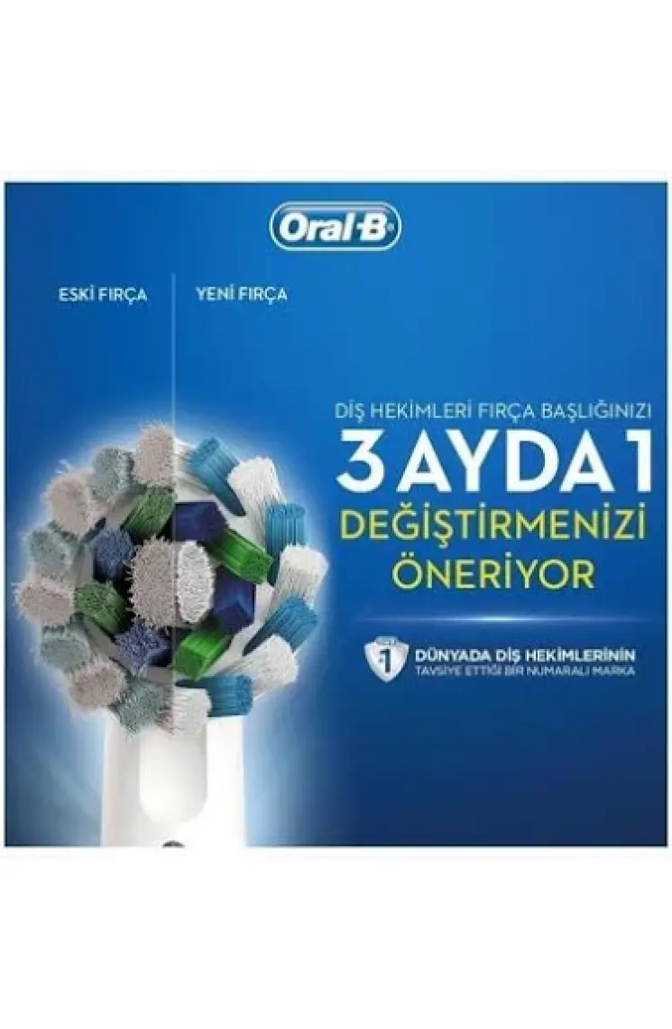 Oral-B D100 Şarjlı  Black Crossaction Diş Fırçası