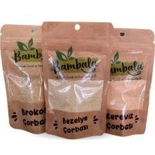 Bambala Haftalık 3'lü Çorba Paketi ( 3X50G) kereviz, brokoli, bezelye çorbası