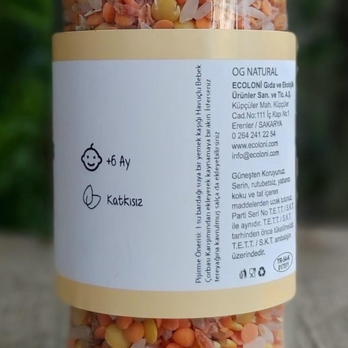OG natural Havuçlu Bebek Çorbası +6 Ay 180 gr