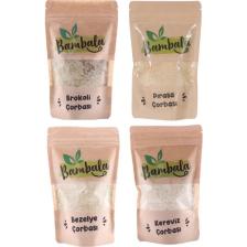 Bambala 4'lü Çorba Paketi (brokoli, kereviz, bezelye ve pırasa çorbası)