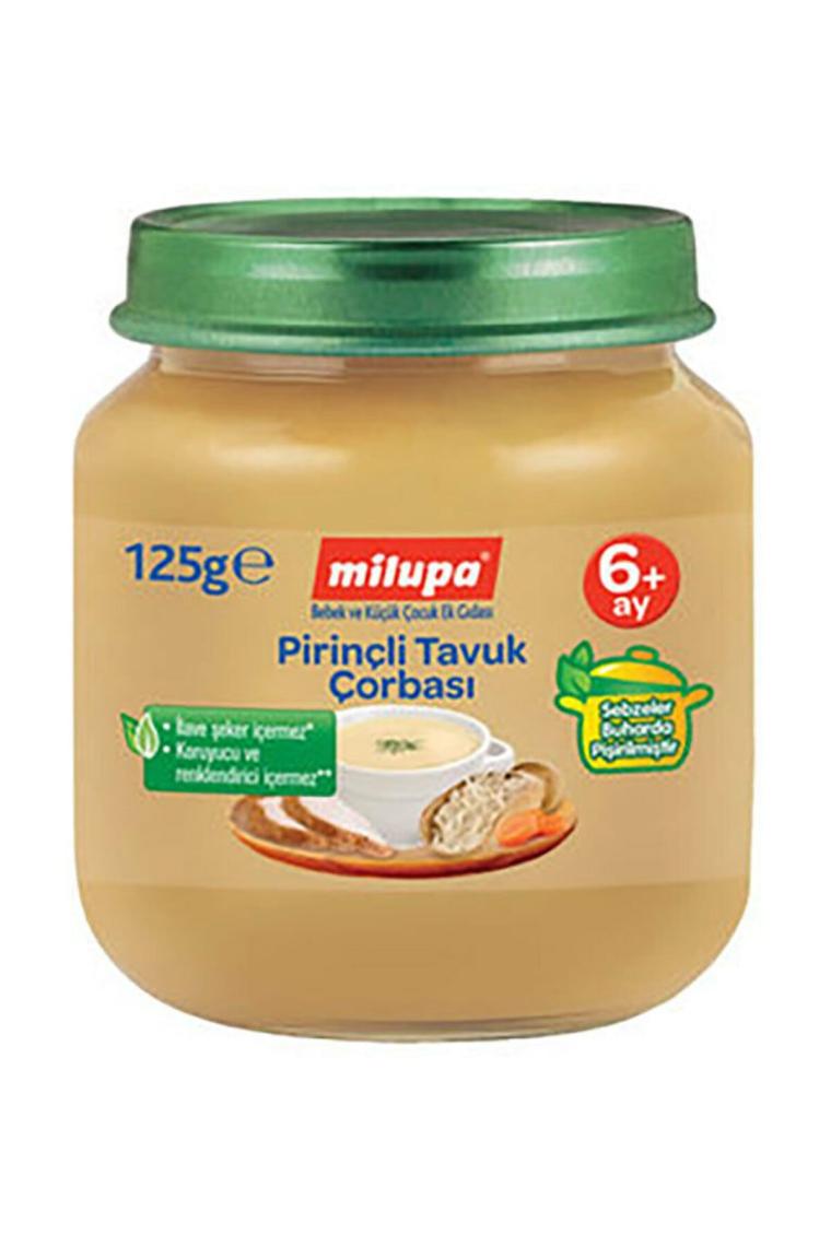 Pirinçli Tavuk Çorbası Kavanoz 125 G 6 Ay
