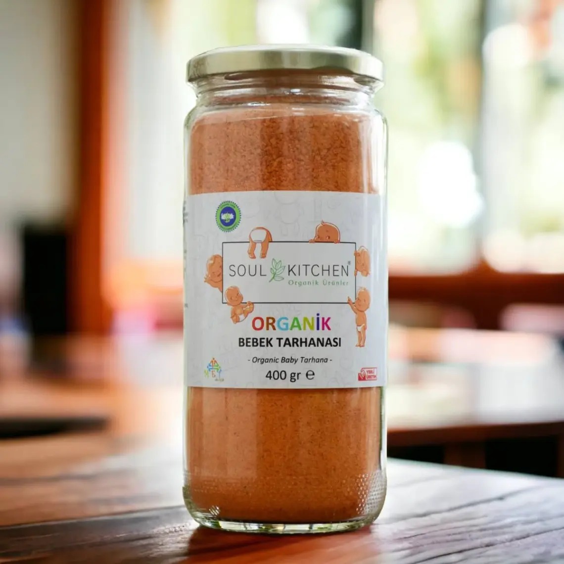 Soul Kitchen Organik Tarhana Cam 350 gr (İlave Tuzsuz)