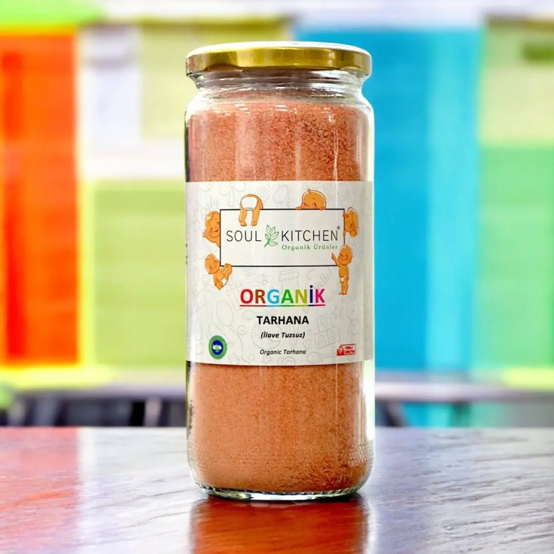 Soul Kitchen Organik Tarhana Cam 350 gr (İlave Tuzsuz)