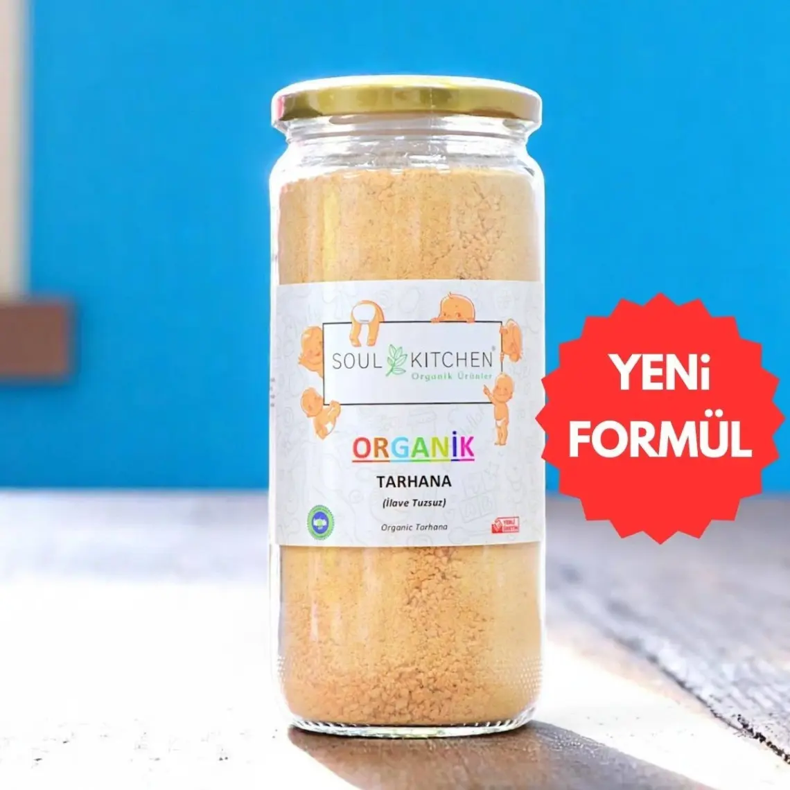 Soul Kitchen Organik Tarhana Cam 350 gr (İlave Tuzsuz)