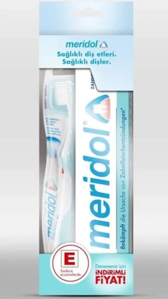 Meridol Diş Eti Bakımı Diş Macunu 75ml + Diş Fırçası Yumuşak