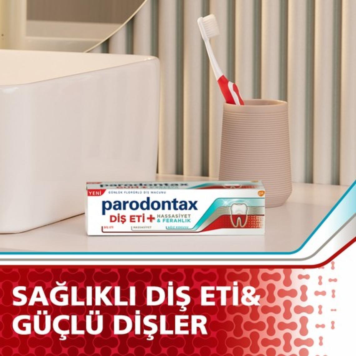 Parodontax Diş Eti + Hassasiyet & Ferahlık Diş Macunu 75ml