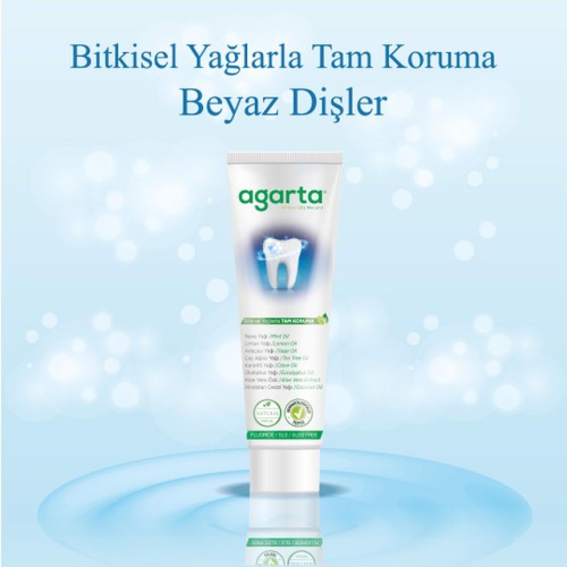 Agarta 2 Adet Florürsüz Bitki Özlü Diş Macunu 100 Ml