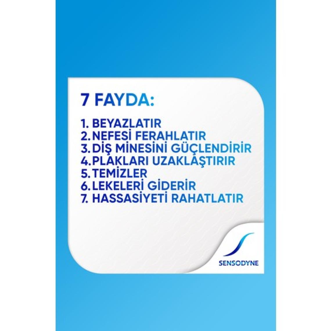 Sensodyne Tam Koruma Beyazlatıcı Diş Macunu 50 ml X4 Adet
