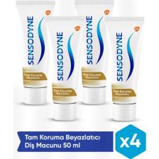 Sensodyne Tam Koruma Beyazlatıcı Diş Macunu 50 ml X4 Adet