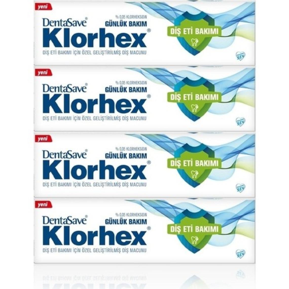 Dentasave Klorhex Diş Macunu Günlük Bakım 75 ml x 4