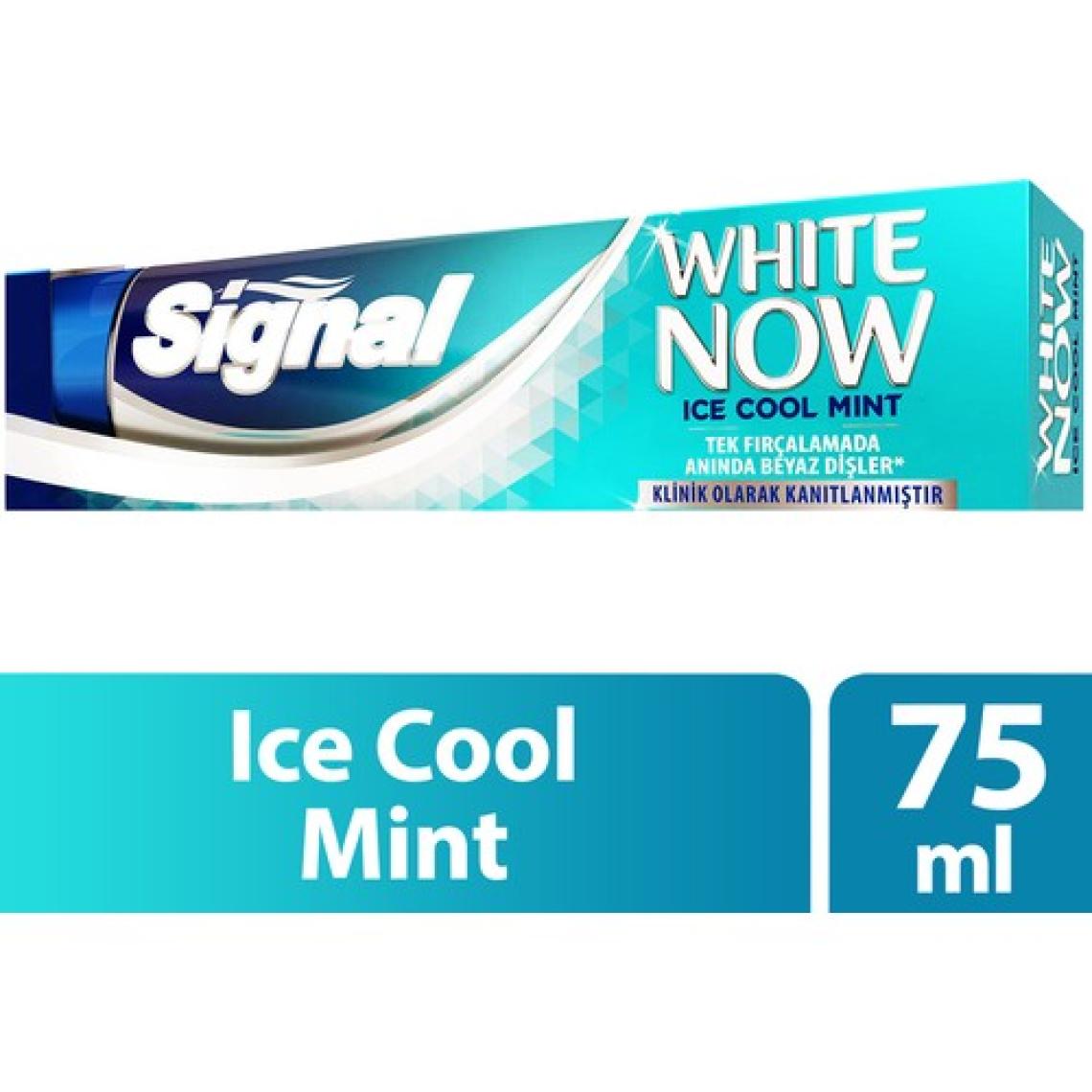 Signal White Now Ice Cool Mint Lekelere Etkili 75 ml Diş Macunu