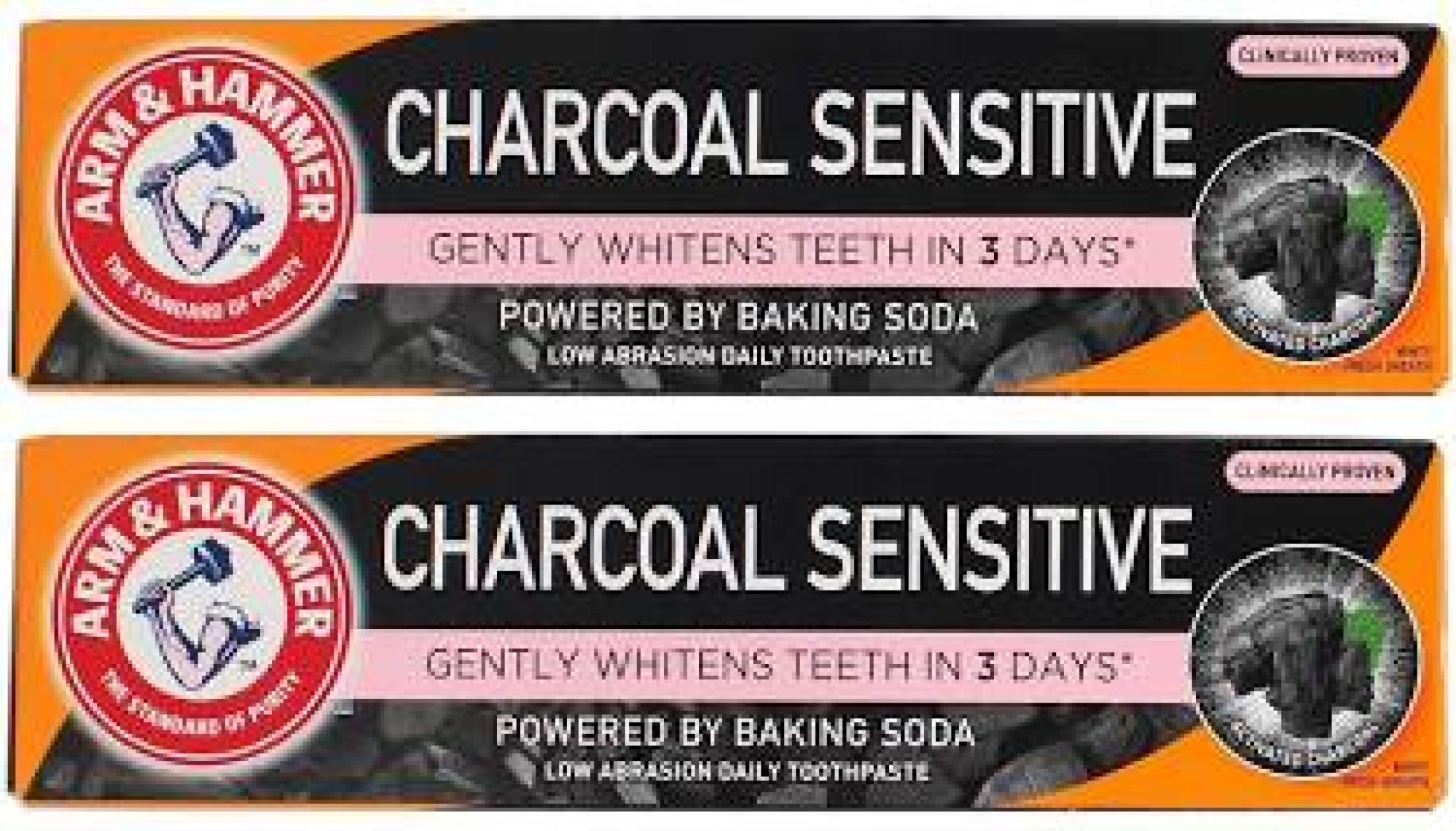 Arm & Hammer Charcoal Sensitive White Aktif Kömürlü Diş Macunu 75 ml